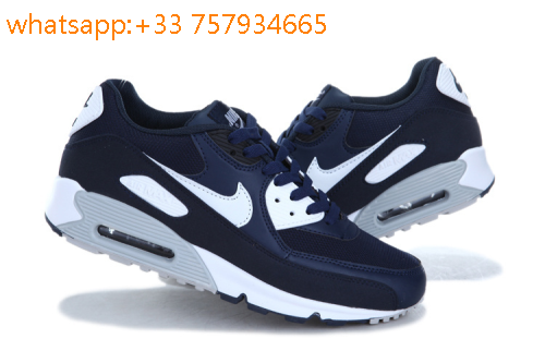 chaussure air max homme bleu,Nike Air max 90 cuir homme Blanc-noir ... chaussure air max homme bleu,Nike Air max 90 cuir homme Blanc-noir ...